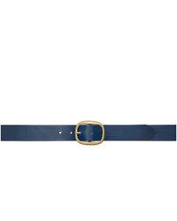 Maximum Henry Blue And Gold Very Wide Oval Belt