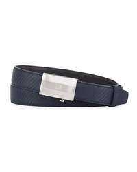 Dunhill Facet Automatic Buckle Chassis Leather Belt