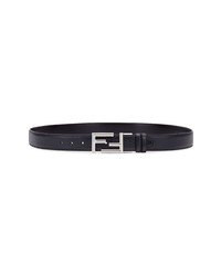 Fendi Ff Logo Reversible Leather Belt