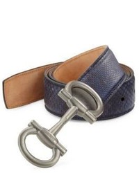 Salvatore Ferragamo Karung Leather Belt