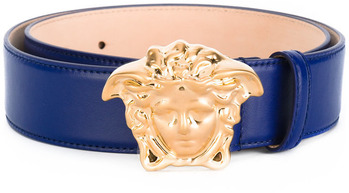 Versace Blue Medusa Head Buckle Belt (CR) 144030000358 KS – Max Pawn