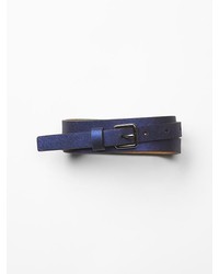 Gap Metallic Leather Belt