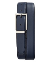 Nordstrom Newman Reversible Leather Belt In Navy Combo At