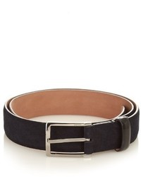 Lanvin Suede And Patent Leather Belt