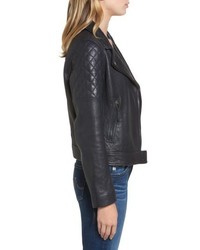 AG Jeans Ag The Larissa Leather Moto Jacket