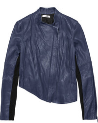 Helmut Lang Asymmetric Leather Biker Jacket