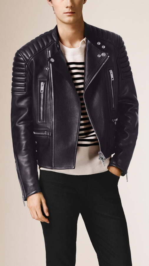 burberry jacket leather