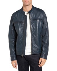 Black Rivet Leather Moto Jacket