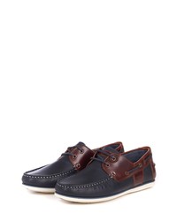 Barbour Capstan Boat Shoe In Navybrown At Nordstrom