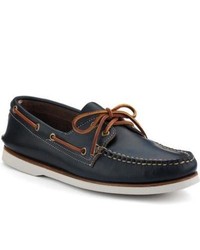 Sperry Topsider Shoes Authentic Original Boat Shoe By Made In Maine Navy Leather