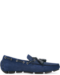 Canali Woven Boat Shoes