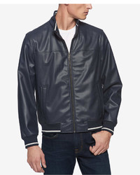 Tommy Hilfiger Faux Leather Bomber Jacket