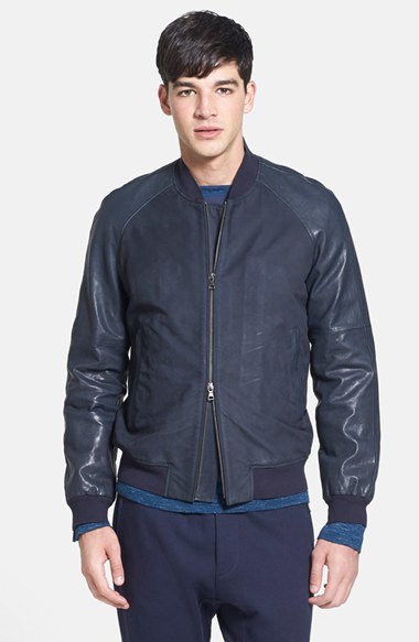 Vince Raglan Lambskin Leather Jacket, $995 | Nordstrom | Lookastic