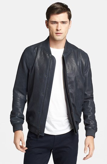 Vince Leather Bomber Jacket | Where to buy & how to wear