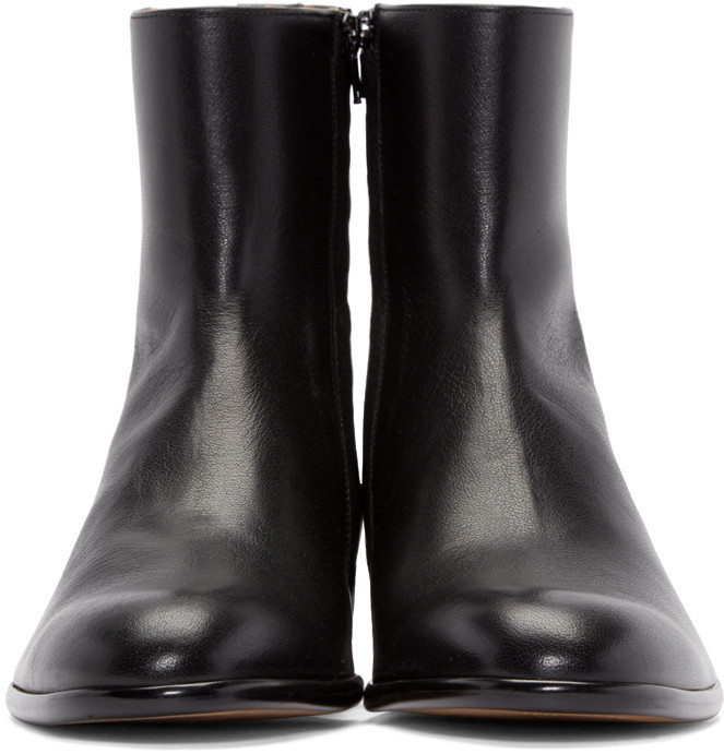 Maison margiela discount black tuxedo boots