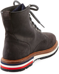 Moncler New Vancouver Leather Lace Up Boot