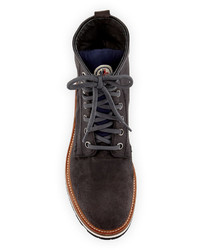 Moncler New Vancouver Leather Lace Up Boot