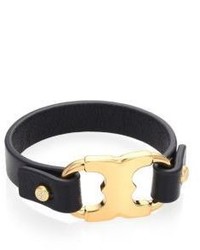 Tory Burch Gemini Link Leather Bracelet