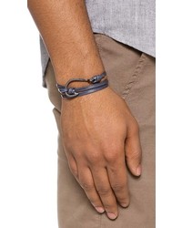 Miansai Hooked Leather Wrap Bracelet