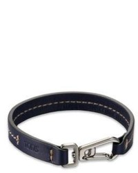 Tod's Marina Topstitched Leather Bracelet