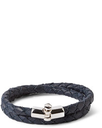 Miansai Woven Leather Wrap Bracelet