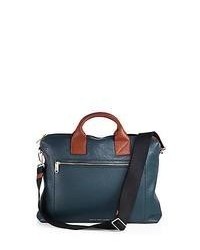 Marc by Marc Jacobs Leather Briefcase Redwood Blue
