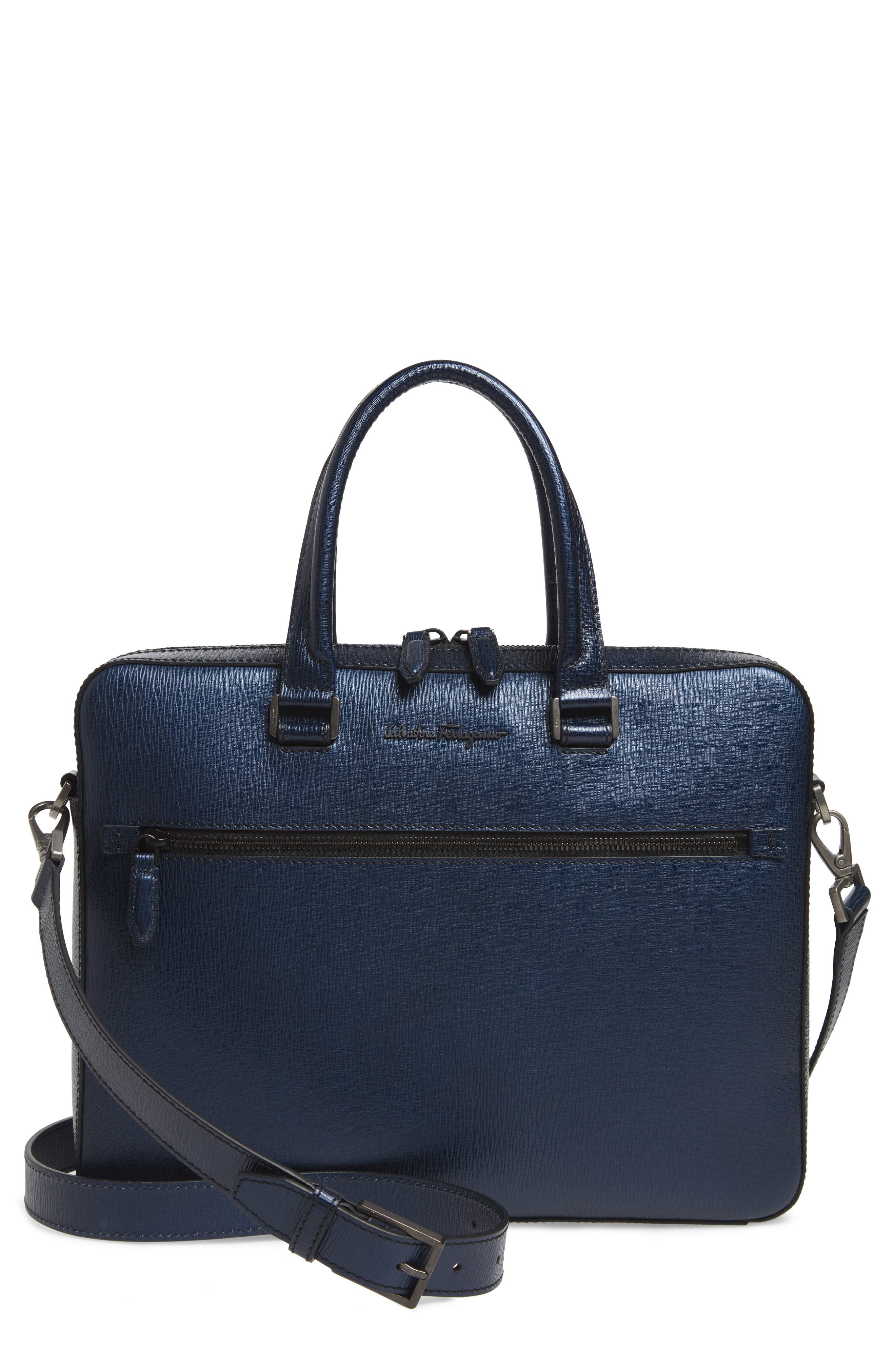 Salvatore Ferragamo Revival Metta Leather Briefcase, $1,390 | Nordstrom ...