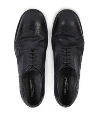 Dolce & Gabbana Dented Style Derby Shoes