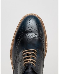 Base London Woburn Hi Shine Leather Brogues