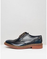 Base London Woburn Hi Shine Leather Brogues