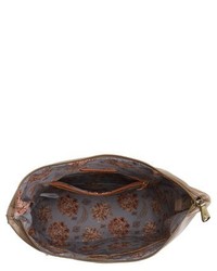 Hobo Banyon Calfskin Leather Bucket Bag Brown