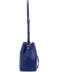 Dolce & Gabbana Blue Leather Claudia Bucket Bag