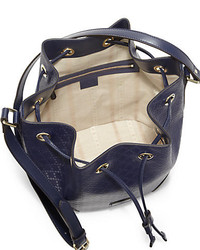 Gucci Bright Diamante Leather Bucket Bag
