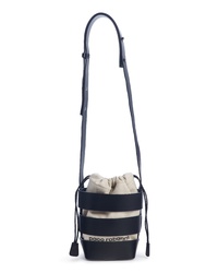 Paco Rabanne Mini Cage Leather Canvas Hobo