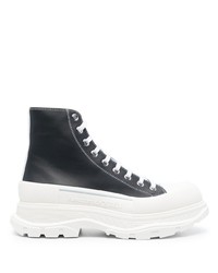 Alexander McQueen Tread Slick Lace Up Chunky Boots