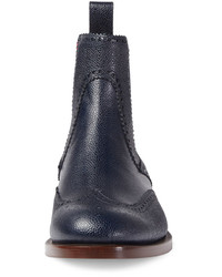 Gucci Strand Hammered Leather Chelsea Boot Wweb