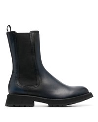 Alexander McQueen Two Tone Leather Chelsea Boots