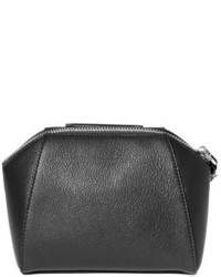 Givenchy Antigona Leather Zip Pouch Black