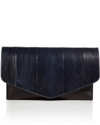 Maison Margiela Embossed Leather Clutch