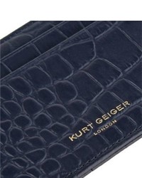 Kurt Geiger London Crocodile Embossed Leather Cardholder
