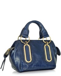 See by Chloe See By Chlo Paige Small Glazed Leather Handbag