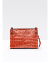 Vince Signature Collection Stamped Croc Baby Crossbody