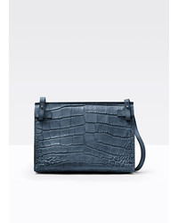 Vince Signature Collection Stamped Croc Baby Crossbody