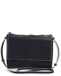 French Connection Callie Faux Leather Crossbody Bag Blue