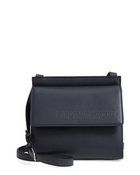 Calvin Klein 205W39nyc Leather Foldover Flap Crossbody Bag