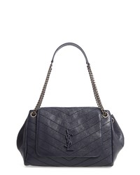 Saint Laurent Medium Nolita Leather Shoulder Bag
