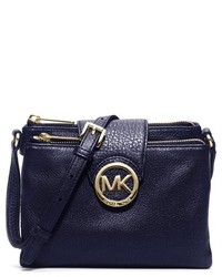 michael kors fulton crossbody navy