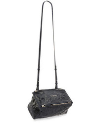 Givenchy Pandora Mini Leather Crossbody Bag Navy