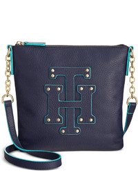 Tommy Hilfiger Patch Pebble Leather Crossbody