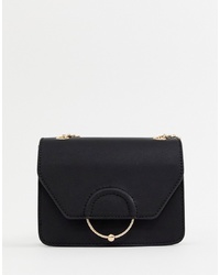 ASOS DESIGN Ring And Ball Cross Body Bag With Chain Strap